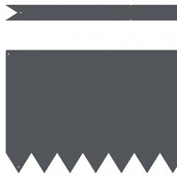 Bordures de pelouse 20 pcs Anthracite 100x0.5x30 cm Acier