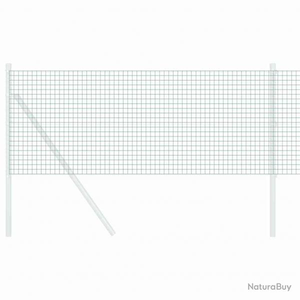 Clture en grillage soud verte 0,8x25 m en acier