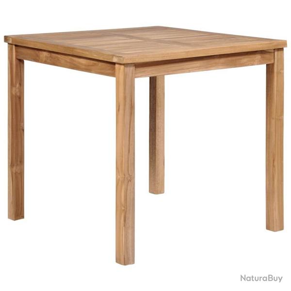 Table de jardin 80x80x77 cm Bois de teck solide