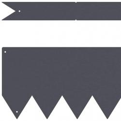 Bordures de Jardin 30 pcs Anthracite 100x0.5x15 cm Plastique