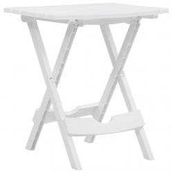 Table pliable de jardin 45,5x38,5x50 cm Blanc