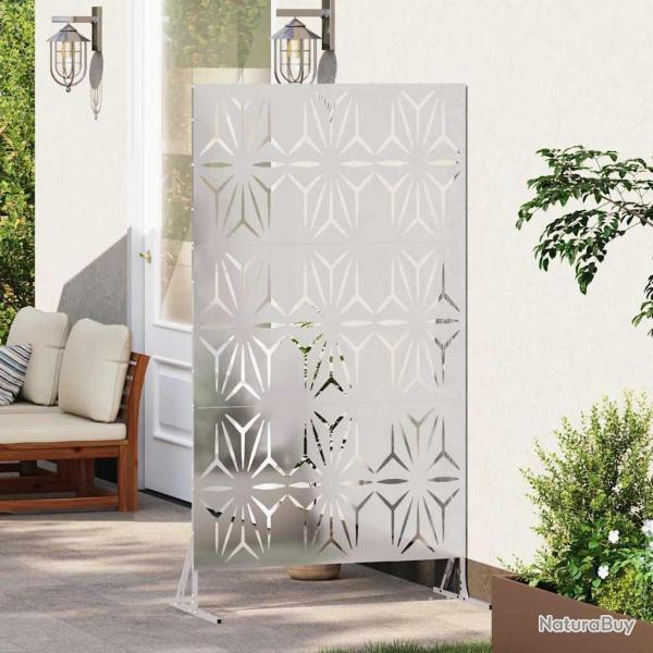 cran de confidentialit 100x50x180 cm en acier inoxydable