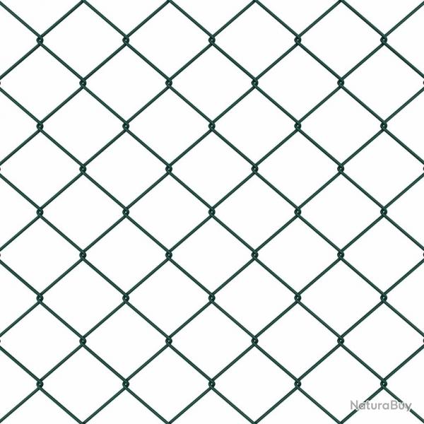 Jeu de Poteaux de Clture Argent 10 x 1.4 m Acier galvanis