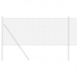 Clôture Hexagonale Grise Gris 0.5 x 100 m Acier