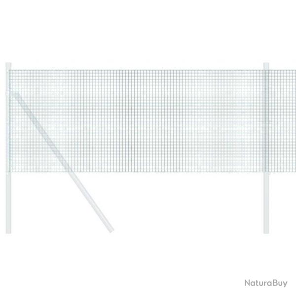 Clture en fil soud verte, 0,8 x 25 m en acier