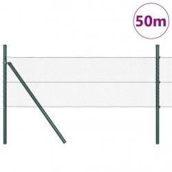 Clôture Hexagonale Grise 0.8x50 m en Acier