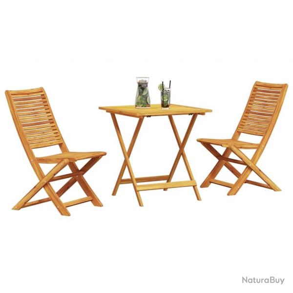 Ensemble de Mobilier d'Extrieur 3 pcs 70 x 70 x 75 cm