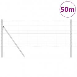 Clôture de Champ 0.8x50 m en acier galvanisé