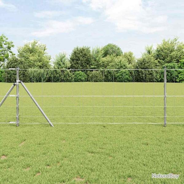 Clture de Champ 0,8 x 50m en Acier Galvanis