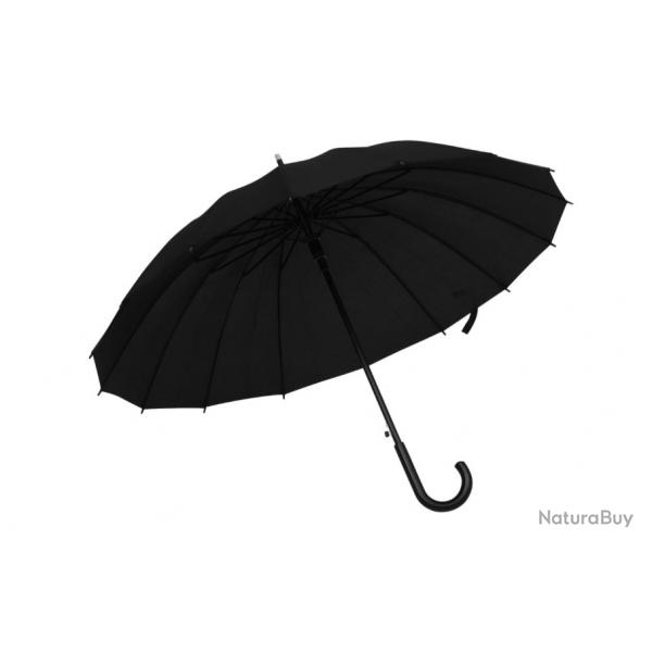 Parapluie automatique noir 120 cm tissu PG190T mtal fibre de verre protection pluie soleil pratique
