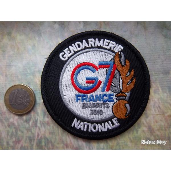 cusson rondache militaire Gendarmerie G7 Biarritz 2010