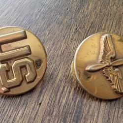 DISQUES DE COL USAAF WW2.