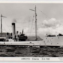 CPA - Marine Militaire - ARROYO Citerne 3-5-1933 N°1056