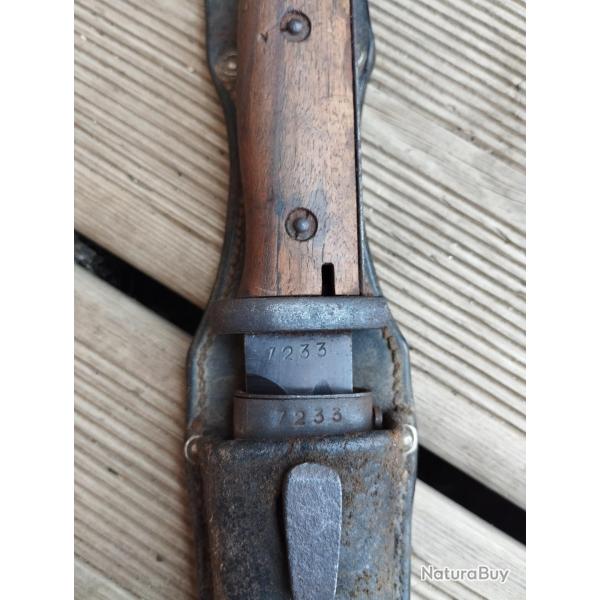 Baonnette Allemande 98K Mauser WW2