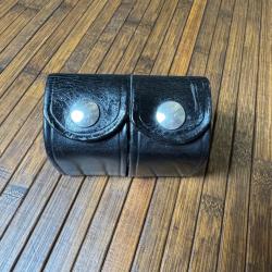 DOUBLE PORTE SPEED LOADER DE CEINTURE EN CUIR