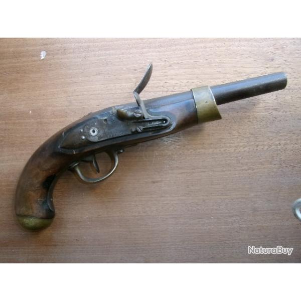 PISTOLET SILEX AN XIII INCOMPLET