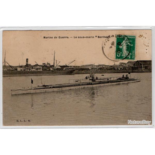 CPA - Marine de Guerre  - Le Sous- marin " Berithelot " N1062