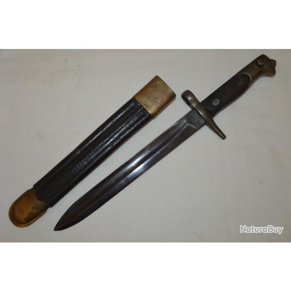 BAIONNETTE VETTERLI Mle 1870 (ITALIE) MODIFIEE 1916-FUSIL VETTERLI VITALI-GRANDE GUERRE 1914/1918