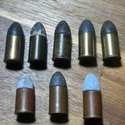 Munitions de collection 12mm Lefaucheux 1870