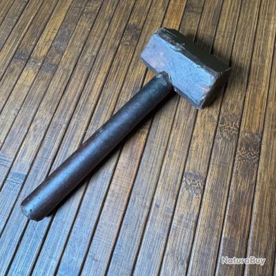 MAILLET EN BOIS XlX éme POUR COFFRET D'ARME A FEU ANCIENNE COLLECTION ...