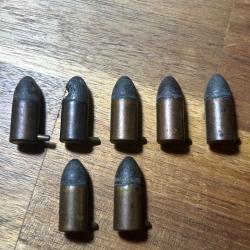 Munitions de collection 9mm à broche