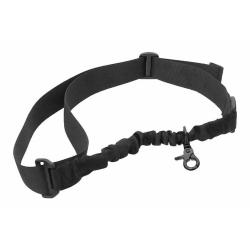 Sangle 1 Point Bungee BO MANUFACTURE - Élastique Noir - Réglable - Confort et Maintien Optimal