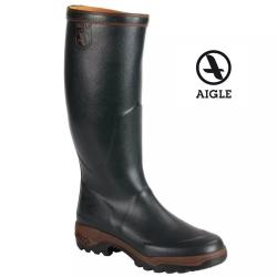 Bottes Parcours II Aigle - Caoutchouc Naturel - Imperméables et Confortables - Pour Chasse et Outdoo