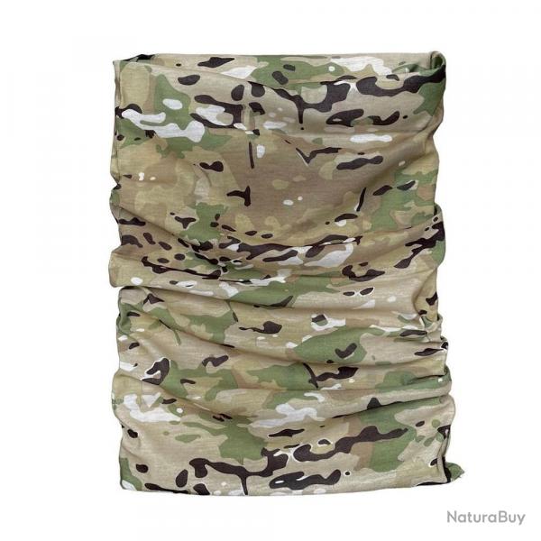 Cache Col BO Manufacture - Multicam - Confort Thermique - Protection Optimale Contre le Froid MULTIC
