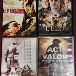 4 DVD ACTION GUERRE