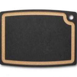 Planche à découper Victorinox GOURMET L noir avec rigole à jus (44,5 x 33 x 0,9 cm).