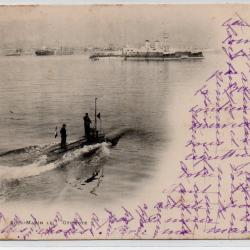 CPA - MARINE DE GUERRE - SOUS - MARIN LE " GYMNOTE " N°1071