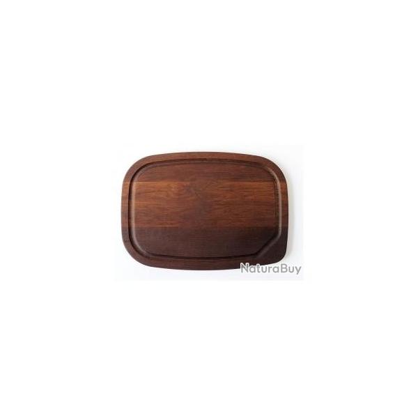 Planche  dcouper Berard NERRO charme torrfi avec rigole  jus (33 x 24 x 1,8 cm).
