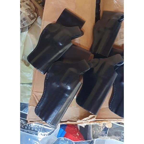 Lot de 4 holster droitier Revolver 4 pouces king cobra