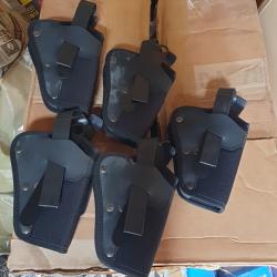 Lot de 5 holsters king cobra droitier cordura revolver 3 et 4 pouces
