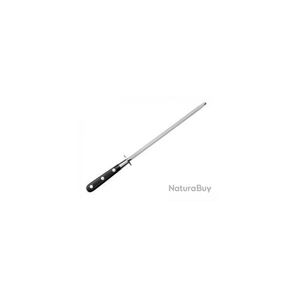 Fusil de boucher Fischer mche ronde 25 cm taillage standard, manche forg avec 3 rivets.