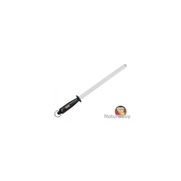 Fusil de boucher Fischer DIAMANT + mche ovale 27 cm chrome dur/diamant grain extra fin