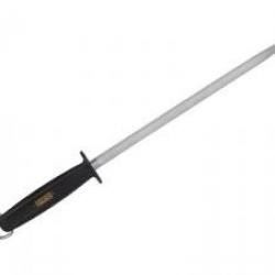 Fusil de boucher Fischer ECO mèche ronde 30 cm taillage standard, manche noir.