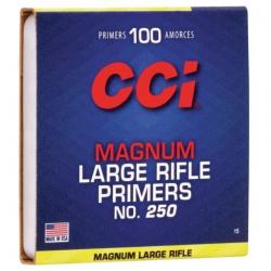 AMORCE CCI MAGNUM 250 LARGE RIFLE par 100