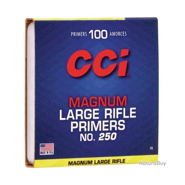 AMORCE CCI MAGNUM 250 LARGE RIFLE par 100