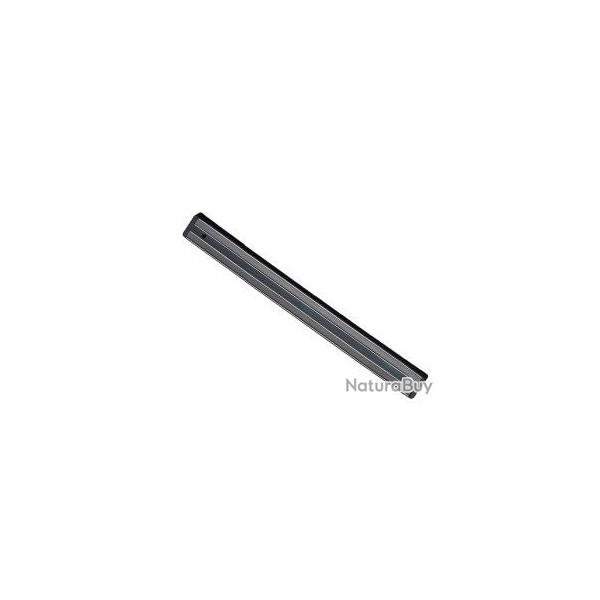 Barre aimante noire, longueur totale 34 cm.