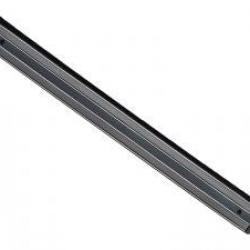 Barre aimantée noire, longueur totale 46 cm.