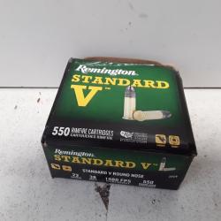 Boite de 550 balles vrac Remington STANDARD V cal.22lr