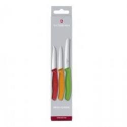 Set de 3 couteaux office Victorinox (couteau, couteau de table, couteau lame crantée)