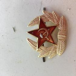insigne urss de coiffure, calot , casquette ,guerre froide