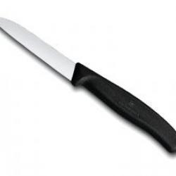 Couteau office Victorinox lame 8 cm inox pointe rabattue, manche ergonomique (boite de 20)
