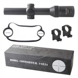 Vector optics continental 1-6x24i ED Fiber LPVO Riflescope  Rapport qualité prix le plus intéressant