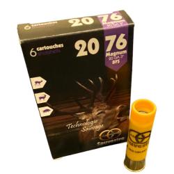 BALLES FLECHE SAUVESTRE 20/76 MAGNUM CALIBRE 20 X6