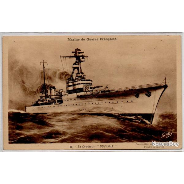 CPA - MARINE DE GUERRE - Le Croiseur  " DUPLEIX " N1082
