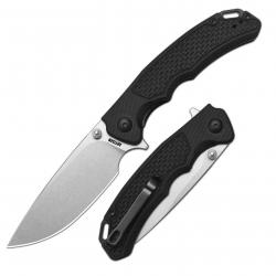 Couteau ArtisanCutlery Tradition V2 Lame Acier AR-RPM9 Manche G10 Black Liner Lock ATZ1702MBK