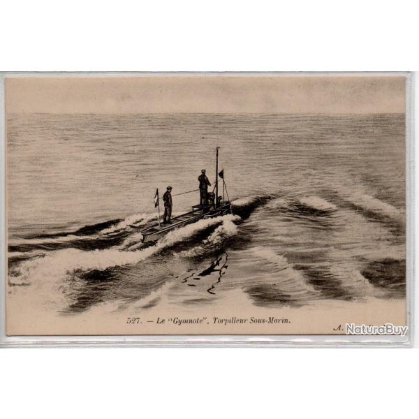 CPA - MARINE DE GUERRE - Le " GYMNOTE " Torpilleur  Sous -Main N1085